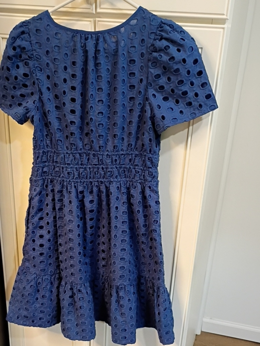 Cynthia Rowley Blue Eyelet Dress Size Xs Nwt - Picture 5 of 5